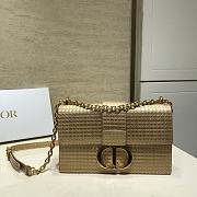 Dior 30 Montaigne Bag In Bronze Gold Size 25cm - 1