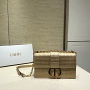 Dior 30 Montaigne Bag In Bronze Gold Size 25cm - 3