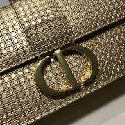 Dior 30 Montaigne Bag In Bronze Gold Size 25cm - 4