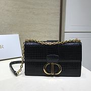 Dior 30 Montaigne Bag In Bronze Black Size 25cm - 1