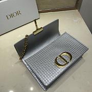 Dior 30 Montaigne Bag In Bronze Gray Size 25cm - 3