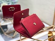 Montaigne Montaigne Three-Fold Wallet Red Size 10x8.5x2 cm - 2