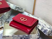 Montaigne Montaigne Three-Fold Wallet Red Size 10x8.5x2 cm - 5