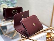 Montaigne Montaigne Three-Fold Wallet Dark Red Size 10x8.5x2 cm - 2