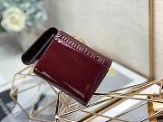 Montaigne Montaigne Three-Fold Wallet Dark Red Size 10x8.5x2 cm - 6