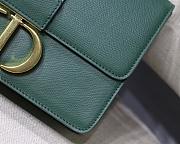 Dior 30 Montaigne Retro Green M9030 Size 24x17x8cm - 5