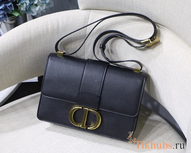 Dior 30 Montaigne Black M9030 Size 24x17x8cm - 1