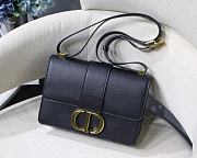 Dior 30 Montaigne Black M9030 Size 24x17x8cm - 1