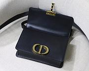 Dior 30 Montaigne Black M9030 Size 24x17x8cm - 6