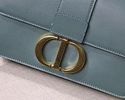 Dior 30 Montaigne Retro Blue M9030 Size 24x17x8cm - 4