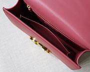 Dior 30 Montaigne Dark Pink M9030 Size 24x17x8cm - 5