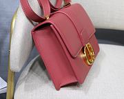 Dior 30 Montaigne Dark Pink M9030 Size 24x17x8cm - 3