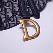 Dior Saddle Bag With Belt Oblique 1003L Size 18.5x11x2 cm - 4