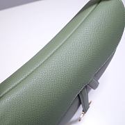 Saddle Bag Palm Pattern Green Large 6816 Size 25.5x20x6.5 cm - 3