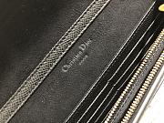 Dior Saddle Canvas Black Dior Oblique S5620 Size 22x14.5x4.5 cm - 2