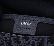 DIOR Saddle Backpack Black 93313 Size 19x27.5x11.5 cm - 5