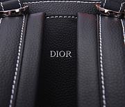 DIOR Saddle Backpack Black Bee 93313 Size 19x27.5x11.5 cm - 4