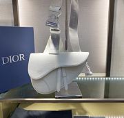 Dior Saddle Bag White 093 Size 20x28.6x5 cm - 1