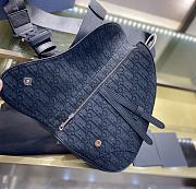 Dior Saddle Bag (Couple Style) Latest Fabric 093 Size 20x28.6x5 cm - 2