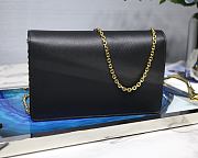 Dior Saddle Calfskin Clutch Black Size 22x14.5x3.5 cm - 4