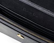 Dior Saddle Calfskin Clutch Black Size 22x14.5x3.5 cm - 5