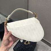 Dior Saddle Hot Bag Small White Size 19.5cm - 2