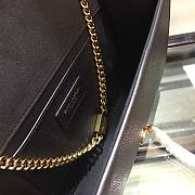 YSL Classic Saint Laurent Shoulder Bag Black 354119 Size 24x14.5x5.5 cm - 2