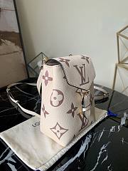 LV Mini White Backpack Beige M80738 Size 13x19x8 cm - 4