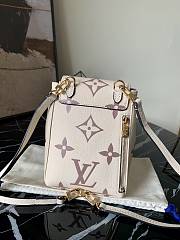 LV Mini White Backpack Beige M80738 Size 13x19x8 cm - 2