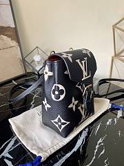 LV Mini White Backpack Black M80738 Size 13x19x8 cm - 3