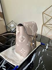 LV Mini White Backpack Apricot M80738 Size 13x19x8 cm - 4