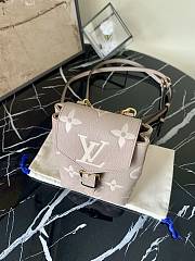 LV Mini White Backpack Apricot M80738 Size 13x19x8 cm - 2