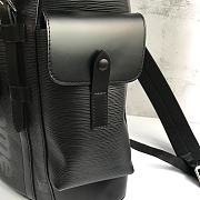 LV Supreme Water Ripple Backpack Black M41709 Size 34x13x47 cm - 4