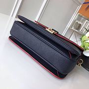 Lv Pochette Metis Black With Red Border M41487 Size 25x19x9 cm - 3