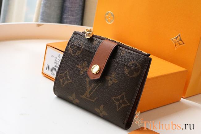 LV Monogram Canvas Wallet Original M60451 Size 11x9x3 cm - 1