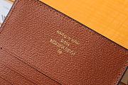 LV Monogram Canvas Wallet Original M60451 Size 11x9x3 cm - 3