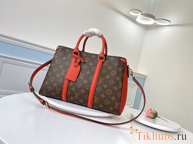 Louis Vuiton Soufflot Mm Red Border M44817 Size 35×24×15 cm - 1