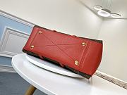 Louis Vuiton Soufflot Mm Red Border M44817 Size 35×24×15 cm - 5