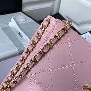 Small Hobo Bag Pink AS2542 Size 19x23x7 Cm - 4