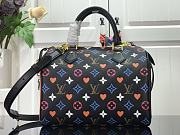 LV SPEEDY BANDOULIÈRE 25 Pillow Handbags Black Poker M57466 Size 25x19x15 cm - 1