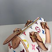 LV NANO SPEEDY Handbag White M61252 Size 16x11x9cm - 4