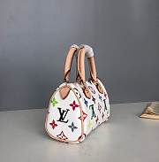 LV NANO SPEEDY Handbag White M61252 Size 16x11x9cm - 2