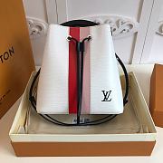 LV NeoNoe Handbags White Stripes M52163 Size 26x26x17.5 cm - 1