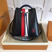 LV NeoNoe Handbags Black Stripes M52163 Size 26x26x17.5 cm - 1