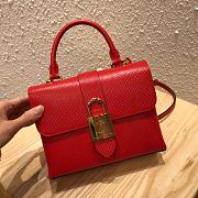 LV Latest Locky Small Messenger Bag Red 44321 Size 20.5x8x16 cm - 1