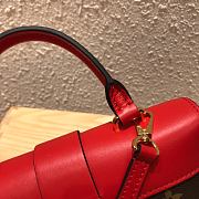 LV Latest Locky Small Messenger Bag Red/Brown 44321 Size 20.5x8x16 cm - 2