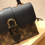 LV Latest Locky Small Messenger Bag Black/Brown 44321 Size 20.5x8x16 cm - 4