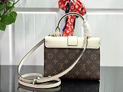 LV LOCKY BB Handbag White M44322 Size 21x17x8 cm - 4