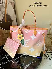 LV NEVERFULL Medium Handbag Light Pink M45680 Size 32x29x17cm - 1