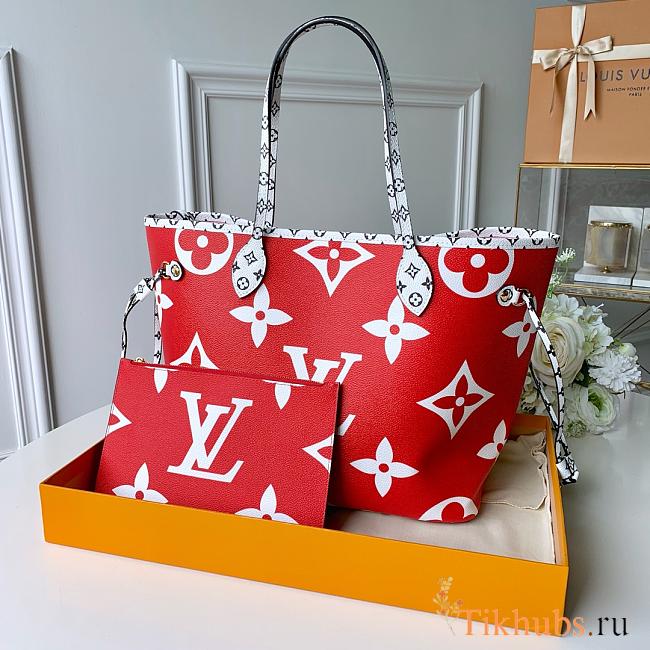 LV NEVERFULL Medium Handbag M41177 Size 32x29x17cm  - 1